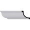 Ekena Millwork 6 3/8"H x 6 3/8"P x 9"F x 94 1/2"L Claremont Crown Moulding MLD06X06X09CL - alternate 1